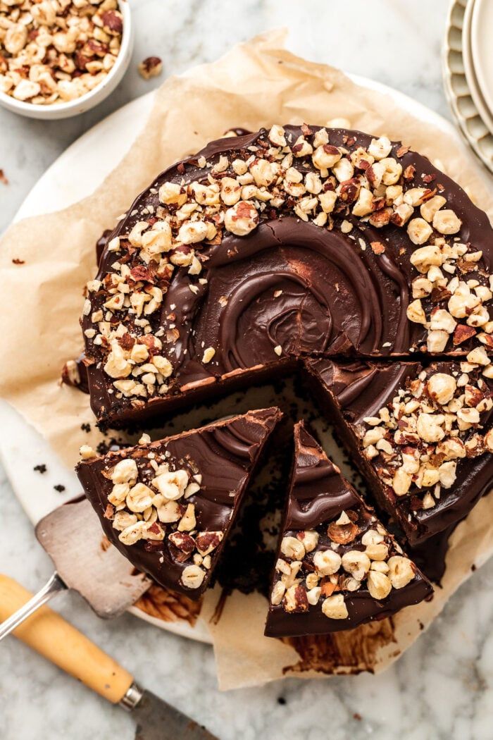 Sugar-Free & Flourless Cacao Cake